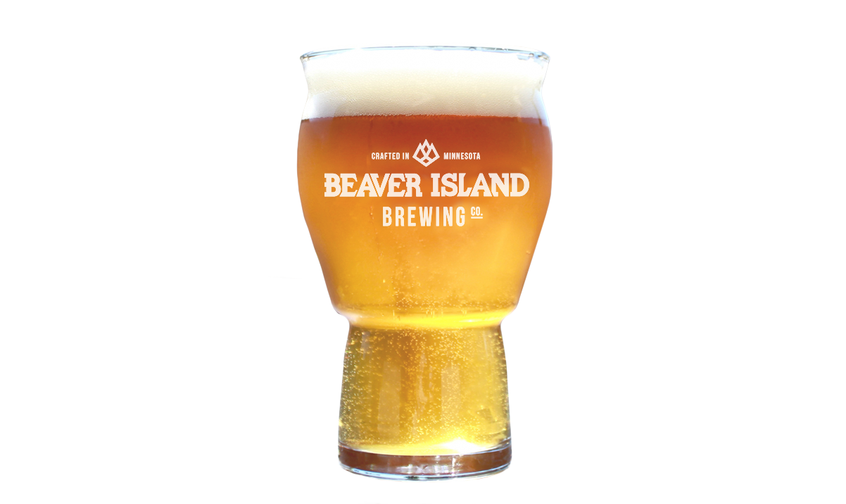 A pour of Beaver Island beer